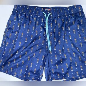 Party Shark Hula Girl Swim Trunks size XL